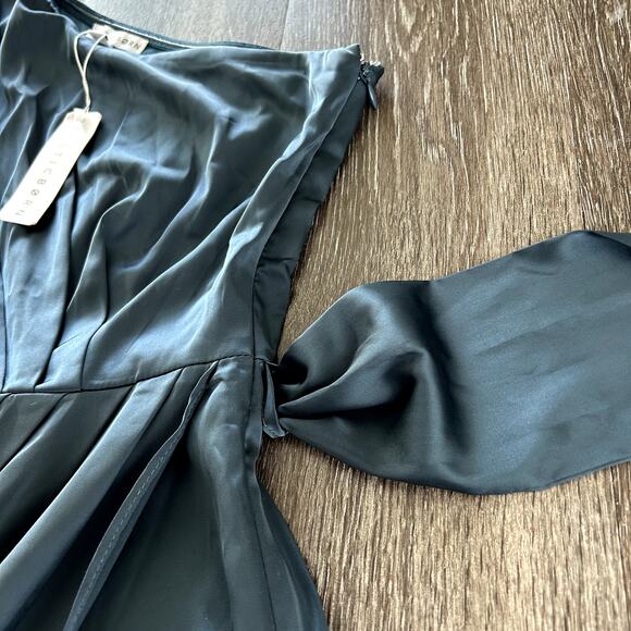 Baltic Born Teal One-Shoulder Midi Dress - Picture 9 of 16